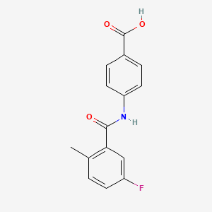 4-[(5-Fluoro-2-methylbenzoyl)amino]benzoic acid