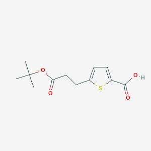 5-(2-Tert-butoxycarbonylethyl)thiophene-2-carboxylic acid