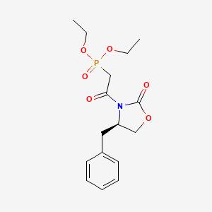 Diethyl (R)-(2-(4-benzyl-2-oxooxazolidin-3-yl)-2-oxoethyl)phosphonate