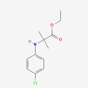 Ethyl 2-(4-chlorophenylamino)-2-methylpropanoate