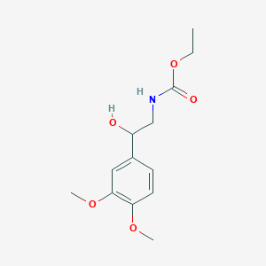 Ethyl (2-(3,4-dimethoxyphenyl)-2-hydroxyethyl)carbamate
