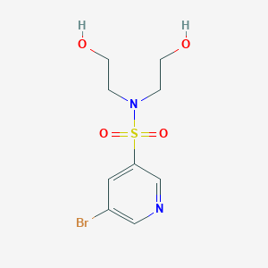 5-Bromo-pyridine-3-sulfonic acid bis-(2-hydroxy-ethyl)-amide