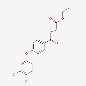 Ethyl 4-[4-(3,4-dichlorophenoxy)phenyl]-4-oxobut-2-enoate