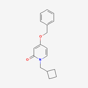 4-(benzyloxy)-1-(cyclobutylmethyl)-2(1H)-pyridinone