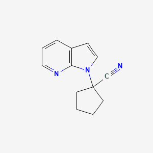 1-Pyrrolo[2,3-b]pyridin-1-yl-cyclopentanecarbonitrile