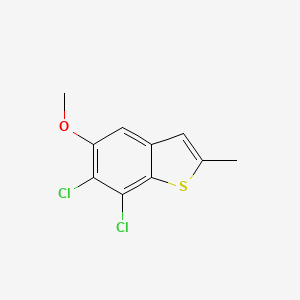 6,7-Dichloro-5-methoxy-2-methylbenzo[b]thiophene