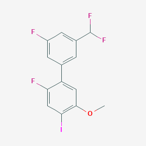 3'-(Difluoromethyl)-2,5'-difluoro-4-iodo-5-methoxybiphenyl