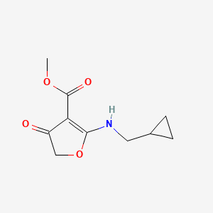 Methyl 2-[(cyclopropylmethyl)amino]-4-oxo-4,5-dihydrofuran-3-carboxylate
