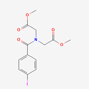 [(4-Iodo-benzoyl)-methoxycarbonylmethyl-amino]-acetic acid methyl ester