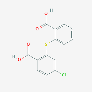 2-(2-Carboxyphenylthio)-4-chlorobenzoic acid