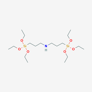 molecular formula C18H43NO6Si2 B083528 Bis(3-(triethoxysilyl)propyl)amine CAS No. 13497-18-2