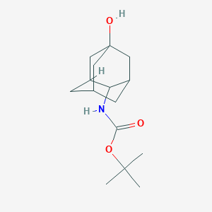 molecular formula C15H25NO3 B8352874 tert-butyl N-[(5s)-5-hydroxyadamantan-2-yl]carbamate 