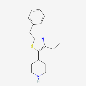 4-(2-Benzyl-4-ethyl-thiazol-5-yl)piperidine