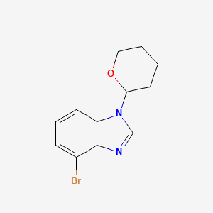 4-bromo-1-(tetrahydro-2H-pyran-2-yl)-1H-benzo[d]imidazole