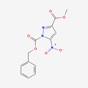 5-Nitropyrazole-1,3-dicarboxylic acid 1-benzyl ester 3-methyl ester