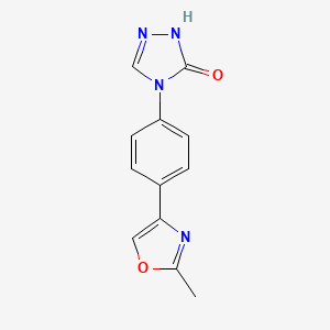 4-[4-(2-methyl-4-oxazolyl)phenyl]-3(2H,4H)-1,2,4-triazolone