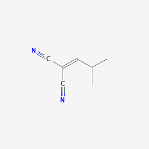 molecular formula C7H8N2 B083531 Propanedinitrile, (2-methylpropylidene)- CAS No. 13134-03-7