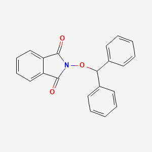 molecular formula C21H15NO3 B8353147 N-Benzhydryloxyphthalimide 