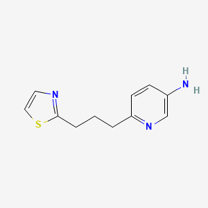 6-(3-(Thiazol-2-yl)propyl)pyridin-3-amine