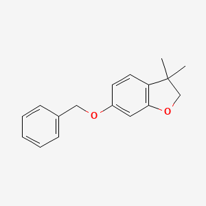 6-(Benzyloxy)-3,3-dimethyl-2,3-dihydrobenzofuran
