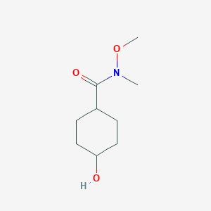 4-Hydroxy-N-methoxy-N-methylcyclohexanecarboxamide