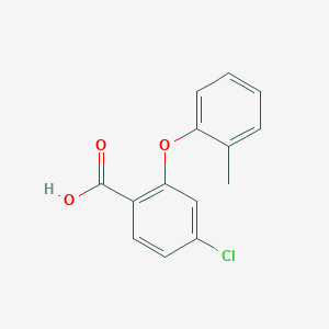 4-Chloro-2-(2-methylphenoxy) benzoic acid