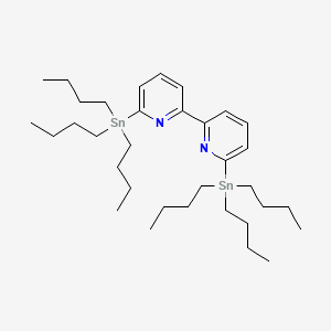 molecular formula C34H60N2Sn2 B8353764 2,2'-Bis(tributylstannyl)-6,6'-bipyridine 