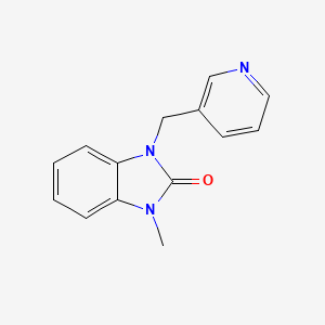 1,3-dihydro-1-methyl-3-(3-pyridinylmethyl)-2H-benzimidazol-2-one