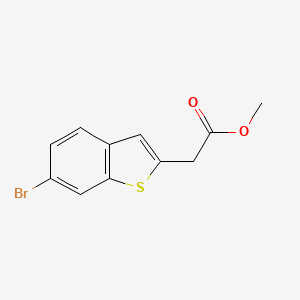 (6-Bromo-benzo[b]thiophen-2-yl)-acetic acid methyl ester