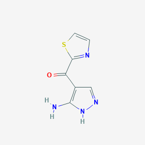 (3-amino-1H-pyrazol-4-yl)-2-thiazolyl-methanone