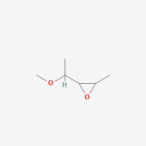 2-(1-Methoxyethyl)-3-methyl oxirane