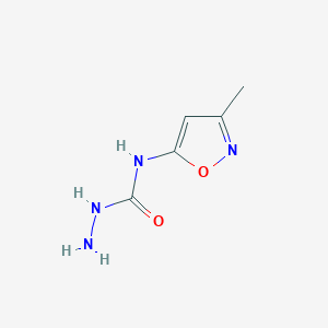 molecular formula C5H8N4O2 B8354079 N-(3-Methyl-isoxazol-5-yl)-hydrazinecarboxamide 