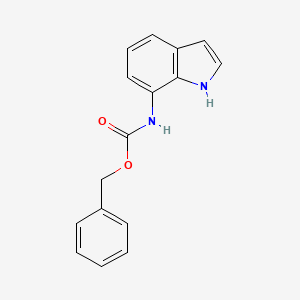 (1H-Indol-7-yl)-carbamic acid benzyl ester