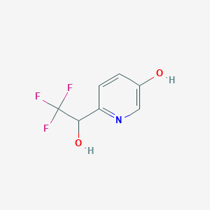 2-Pyridinemethanol, 5-hydroxy-alpha-(trifluoromethyl)-