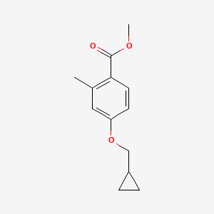 4-Cyclopropylmethoxy-2-methyl-benzoic acid methyl ester