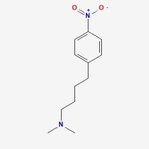 molecular formula C12H18N2O2 B8354141 N,N-Dimethyl-4-(4-nitrophenyl)butylamine 