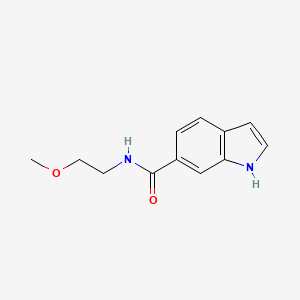 6-[N-(2-methoxyethyl)carbamoyl]indole