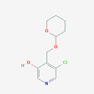 5-Chloro-4-(tetrahydro-pyran-2-yloxymethyl)-pyridin-3-ol