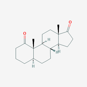 molecular formula C19H28O2 B083543 5alpha-Androstane-1,17-dione CAS No. 10455-05-7