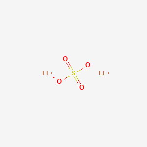 molecular formula Li2SO4<br>Li2O4S B083545 硫酸锂 CAS No. 15147-42-9