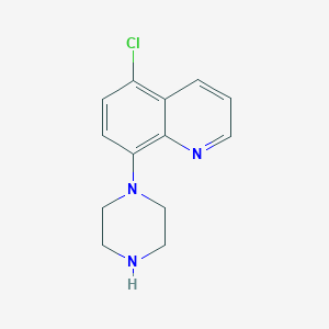 5-Chloro-8-(piperazin-1-yl)quinoline
