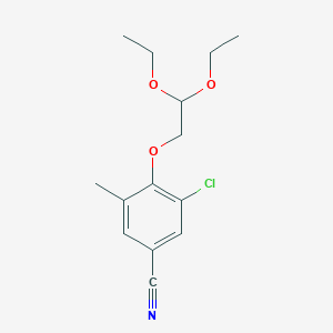 3-Chloro-4-(2,2-diethoxyethoxy)-5-methylbenzonitrile