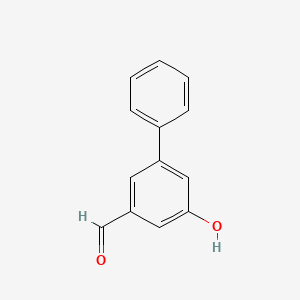 5-Hydroxy-biphenyl-3-carbaldehyde