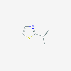 molecular formula C6H7NS B083550 2-Isopropenylthiazole CAS No. 13816-04-1