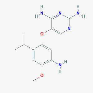 5-(5-Amino-2-isopropyl-4-methoxy-phenoxy)-pyrimidine-2,4-diamine