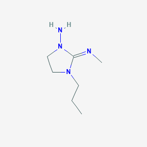 1-Amino-2-methylimino-3-propyl-imidazolidine