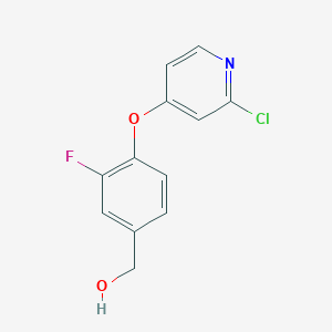 (4-((2-Chloropyridin-4-yl)oxy)-3-fluorophenyl)methanol