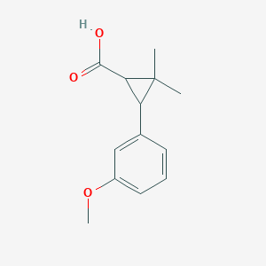 3-(3-Methoxyphenyl)-2,2-dimethylcycloprop-anecarboxylic acid