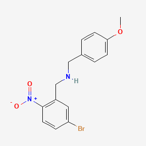 N-(4-methoxybenzyl)(5-bromo-2-nitrophenyl)methanamine