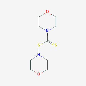 molecular formula C9H16N2O2S2 B083556 Morpholin-4-yl morpholine-4-carbodithioate CAS No. 13752-51-7